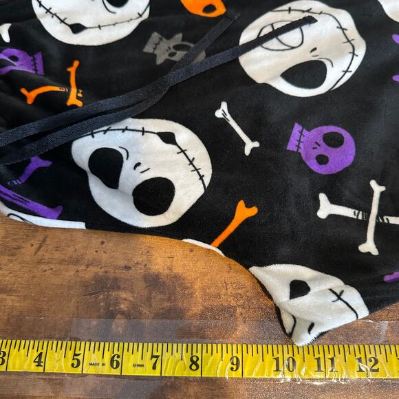 Disney Jack Skellington Pajama Pants Large Nightmare Before Christmas Plush EUC - Picture 4 of 9